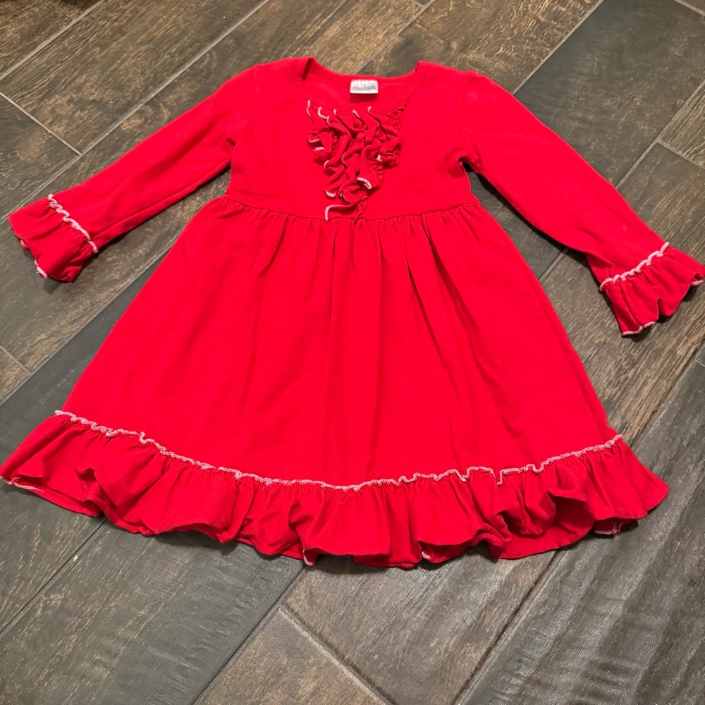 EUC Girls Ruffle Princess Style Dress